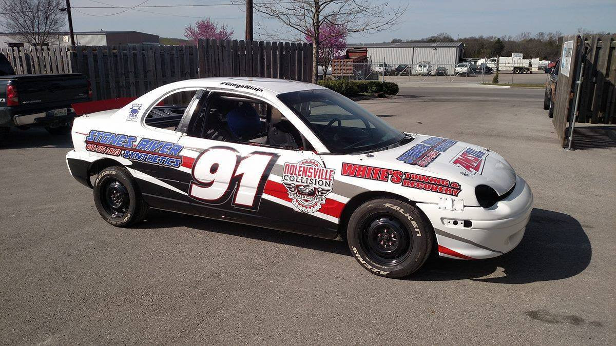 Half Wrap 2 on a Dodge Neon Mini Stock