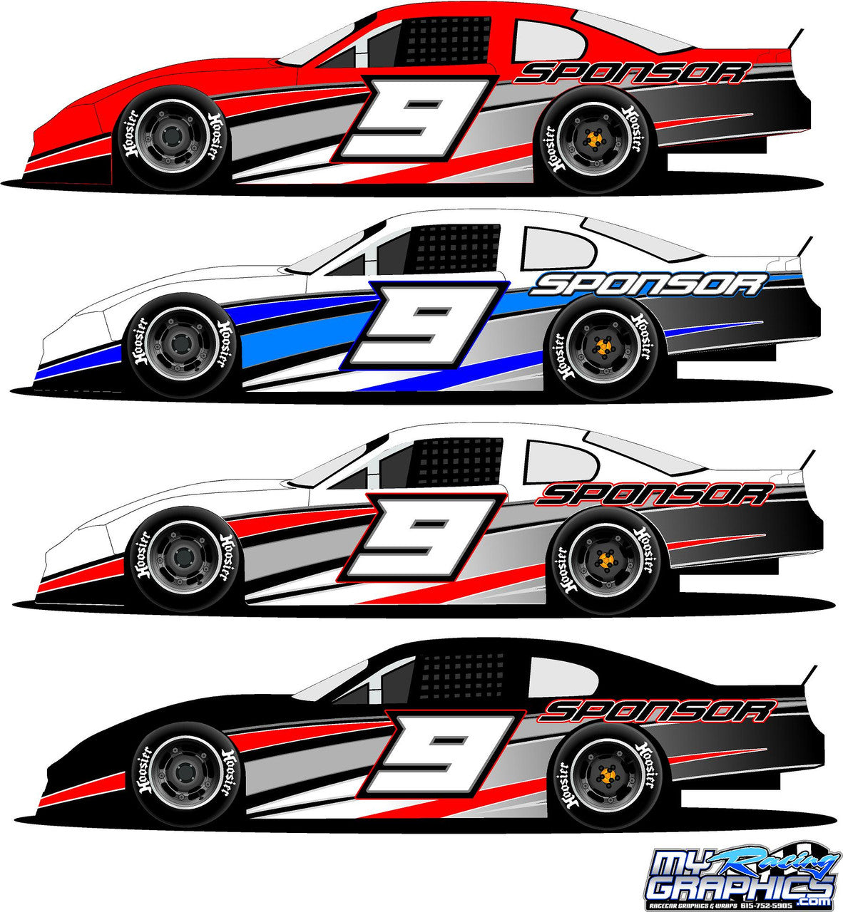 Side Wrap Graphic 9 Late Model