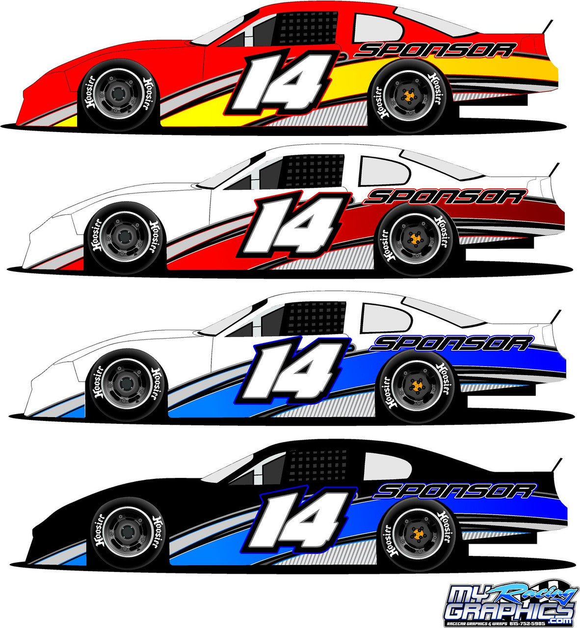 Half Wrap 14 Late Model