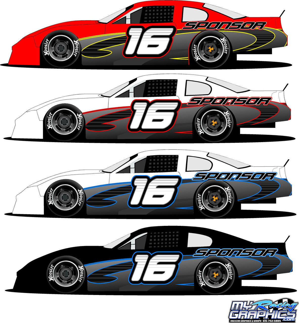 Side Half Wrap Graphic 16 Latemodel