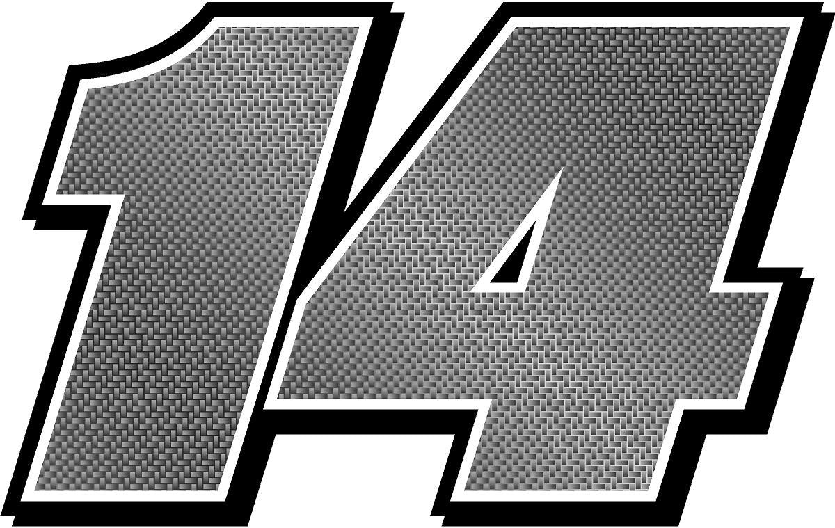 Carbon Fiber Full Color Race Car Decal Kit Stickers