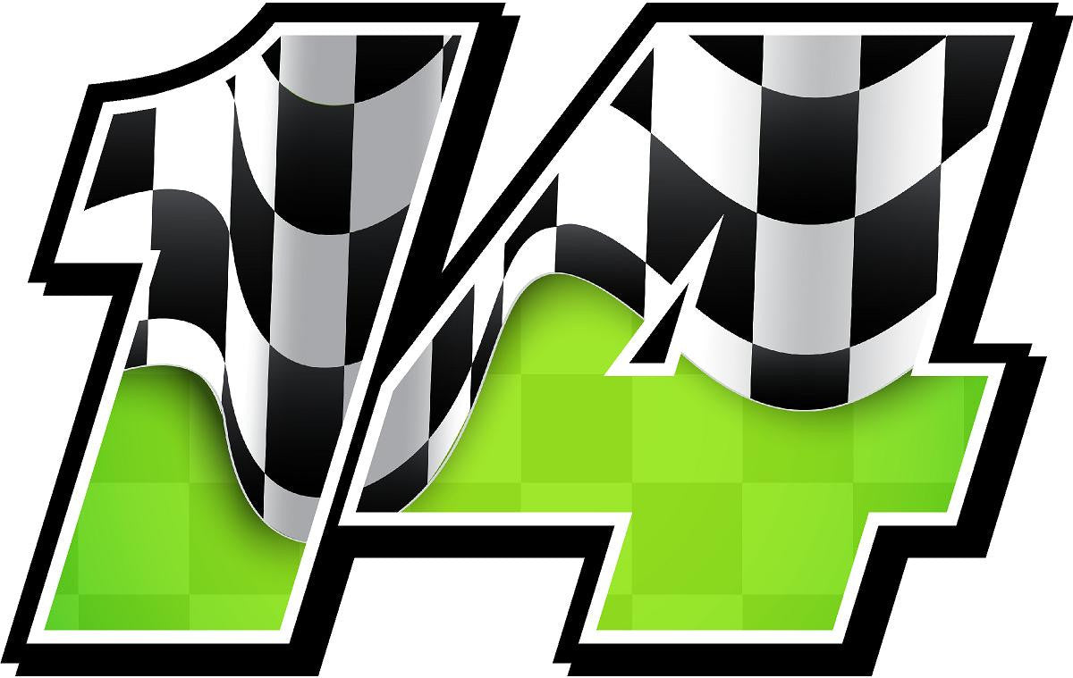 Checkered Flag Full Color Number Decal Kit for Race Cars
myracinggraphics.com