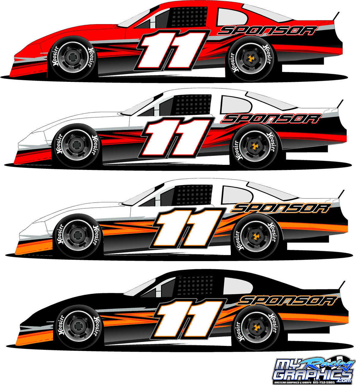 Side Half Wrap 11 Late Model