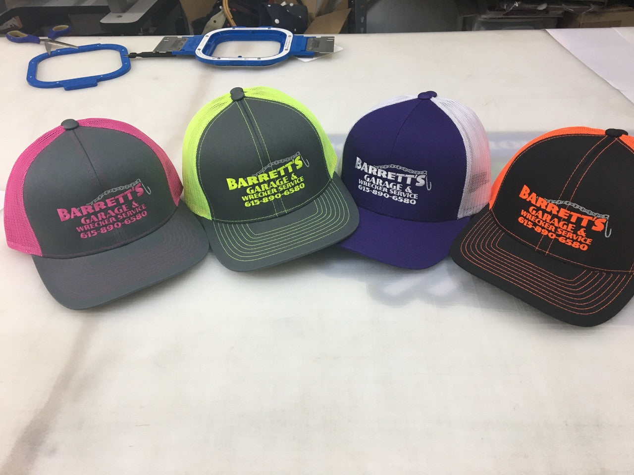 Snap Back Trucker mesh caps Barrett's Wrecker