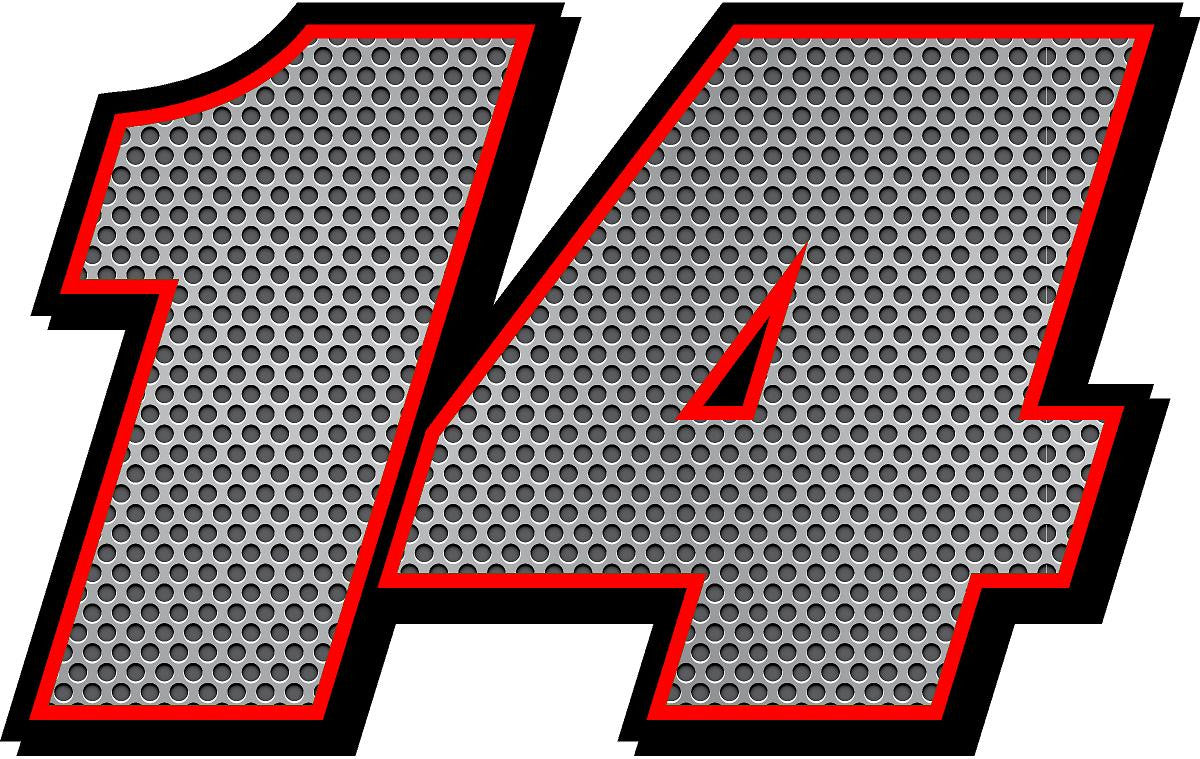 Full Color numbers Vinyl Metal Mesh Decal Kit with drivers name| Race ...